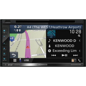 Kenwood DNX5190DABS 2 DIN Fejegység, Navigáció, Apple CarPlay