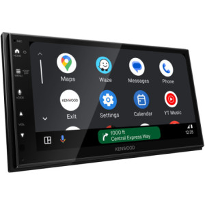 Kenwood DMX5023DABS 2 DIN Fejegység, Apple CarPlay, Android Auto
