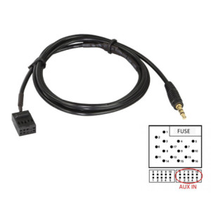 BMW E46 AUX csatlakozó, 10pin (311490-17)