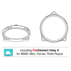 Helix Compose BMW hangszóró beépítõ keret, 100mm (CFMK100 BMW.1)