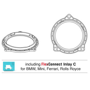 Helix Compose BMW hangszóró beépítõ keret, 100mm (CFMK100 BMW.2)