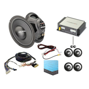 Gladen Soundup Plug and Play hangrendszer Tesla Model 3 vagy Y SR és SR+ felszereléssel