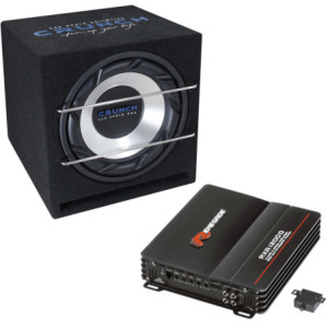 Crunch CRB350 + RXA1200D mélyláda szett (350W RMS)