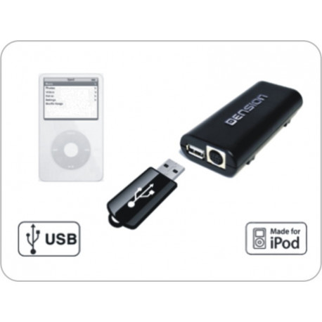 Dension Gateway Lite 3 iPod és USB interface BMW autókhoz (17 tűs hengeres érintkezős csatlakozó) 
