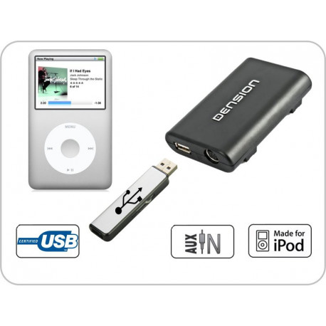 Dension Gateway Lite 3 iPod és USB interface SEAT autókhoz MinISO csatlakozóval 