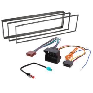 Citroen, Peugeot  1 DIN fejegység beépítõ szett (Quadlock)