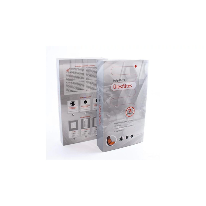 KIYO AWHL teflonszálas beépíthető ülésfűtés két fűtési fokozatú kapcsolóval, 1 üléshez