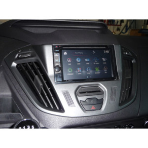 Ford Transit Custom 2 DIN autórádió beszerel? keret, antracit (CT23FD40)