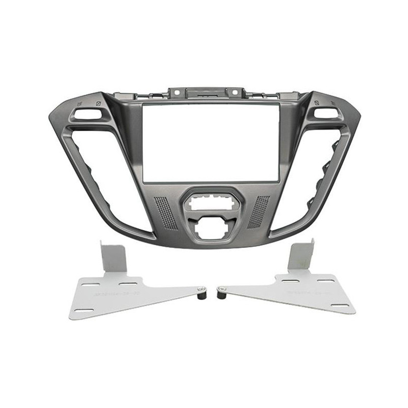 Ford Transit Custom 2 DIN autórádió beszerel? keret, ezüst (CT23FD38)
