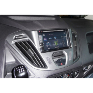 Ford Transit Custom 2 DIN autórádió beszerel? keret, ezüst (CT23FD38)