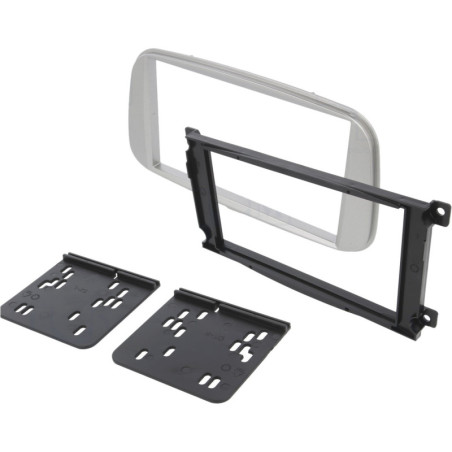 Ford 2 DIN autórádió beszerel? keret, Ezüst (RAM-40.213.7)