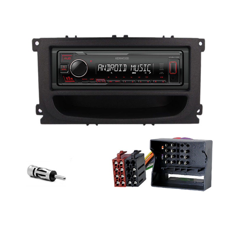Ford 1 DIN Kenwood fejegység szett