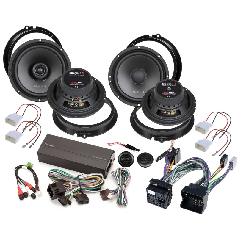 Ford 2 MB Quart QS, Pioneer Powered 400W hangszóró szett