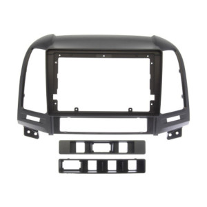 Hyundai Santa Fe, 9" autórádió beszerel? keret, Perfect FIT (AJ-HY-008)