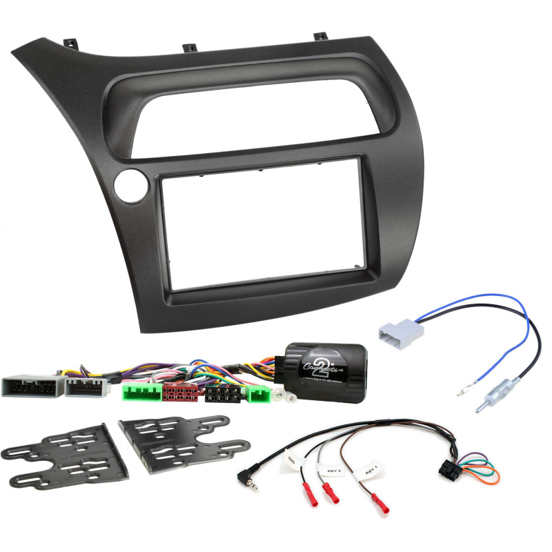 Honda Civic 2 DIN autórádió beszerel? szett (CTKHD01L)