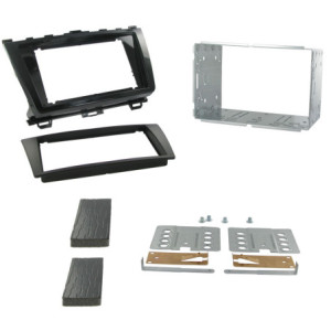 Mazda 6 2 DIN autórádió beszerelõ keret, zongoralakk fekete (CT23MZ10)