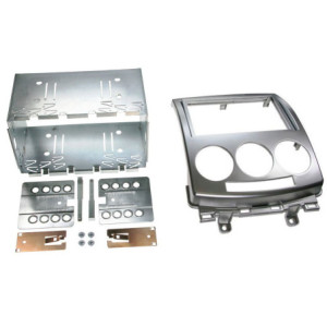 Mazda 5 2 DIN autórádió beszerelõ keret, ezüst (CT23MZ02)