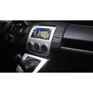 Mazda 5 1, 2 DIN autórádió beszerelõ keret, ezüst (381170-10)