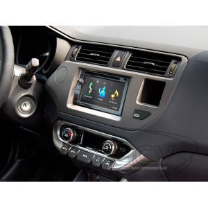 Kia Rio 2 DIN autórádió beszerelõ keret, antracit (381178-29-1)