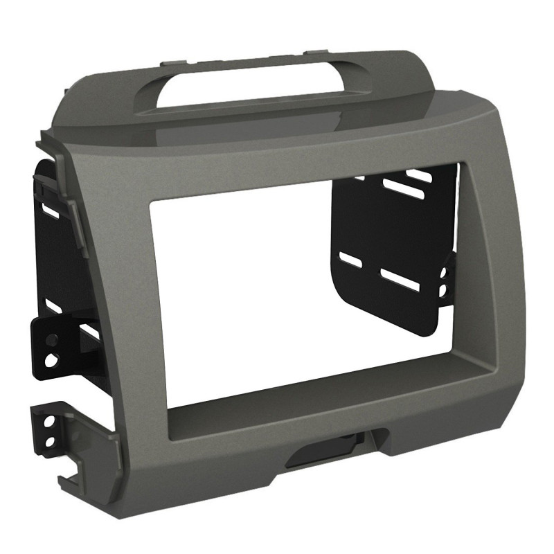 Kia Sportage 2 DIN autórádió beszerelõ keret, szürke (CT23KI51)