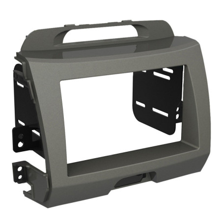 Kia Sportage 2 DIN autórádió beszerelõ keret, szürke (CT23KI51)