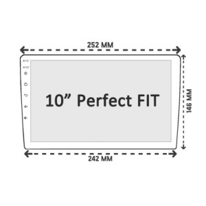 Nissan Qashqai, X-Trail, 10" autórádió beszerelõ keret, Perfect FIT (AJ-NS-004)