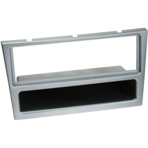 Opel 1 DIN autórádió beszerelõ keret, Matt Króm (281230-26-3)