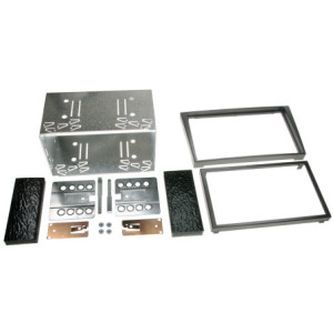 Opel 2 DIN autórádió beszerelõ keret, Szén (CT23VX14A)