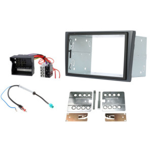 Opel 2 DIN fejegység alap beépítõ szett, Quadlock