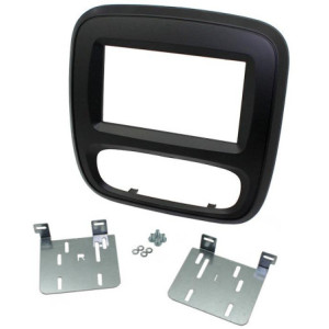 Opel Vivaro 2 DIN autórádió beszerelõ keret, Fekete (CT23VX49)