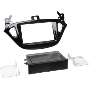 Opel Adam, Corsa E 2 DIN autórádió beszerelõ keret, Fekete (281230-29)