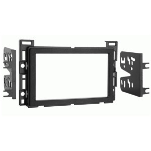 Opel GT 2 DIN autórádió beszerelõ keret, Fekete (381087-02)