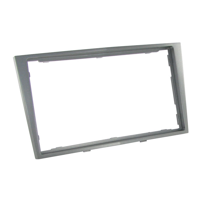 Opel 2 DIN autórádió beszerelõ keret, Ezüst (RAM-40.152.04)