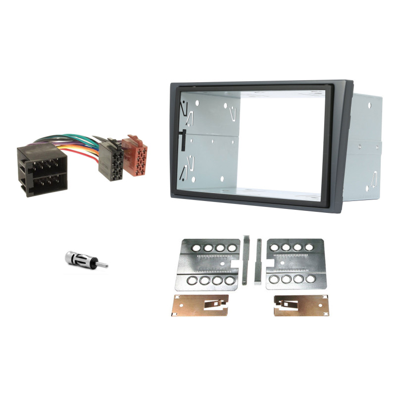 Opel 2 DIN fejegység alap beépítõ szett, ISO