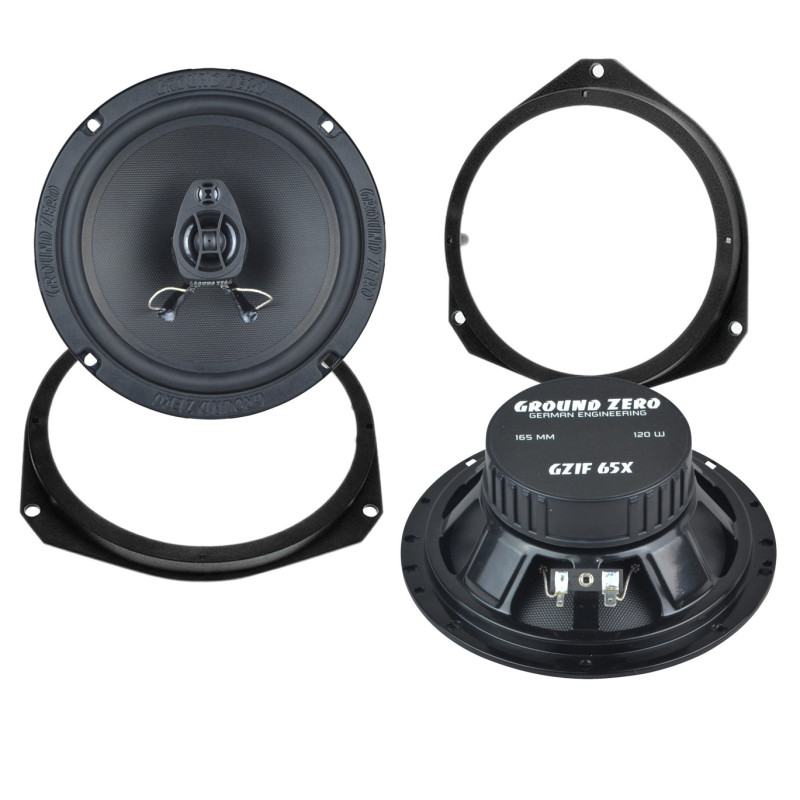 Opel, Fiat Ground Zero GZIF 65X hangszóró szett, Elsõ
