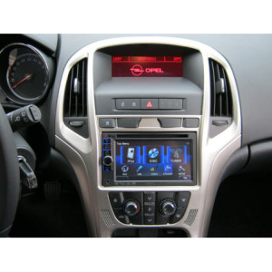 Opel Astra J 2 DIN autórádió beszerelõ keret, Fekete (CT23VX56)