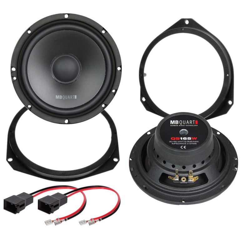 Opel, Fiat MB Quart QS165W hangszóró szett, Elsõ