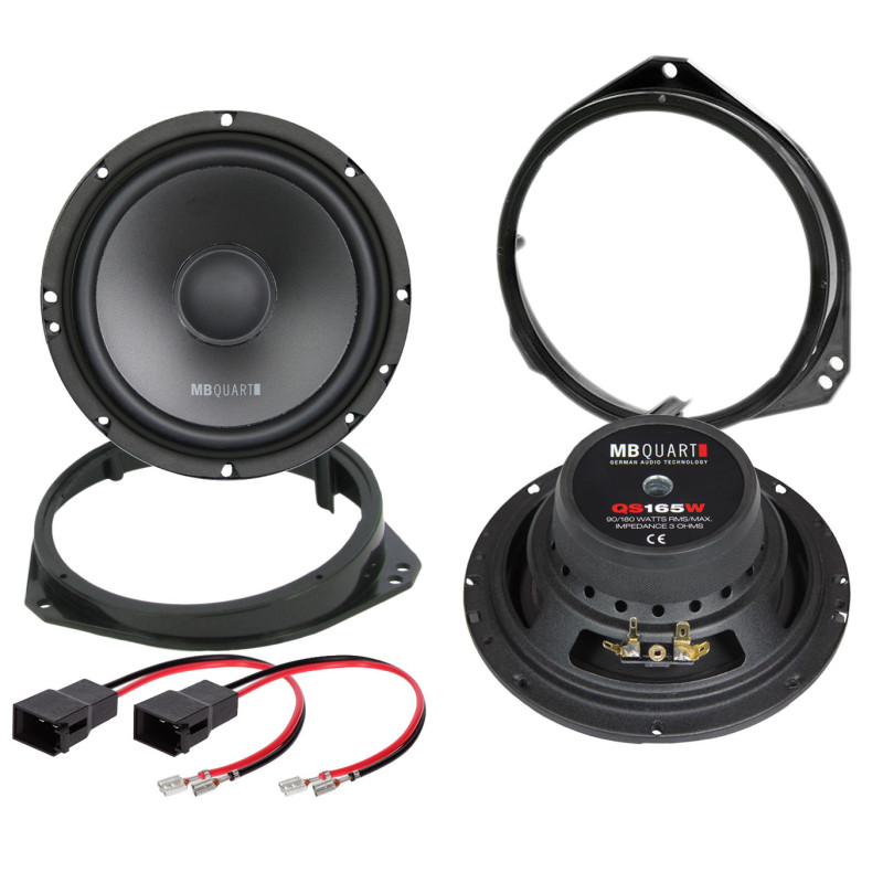 Opel, MB Quart QS165W hangszóró szett, Elsõ