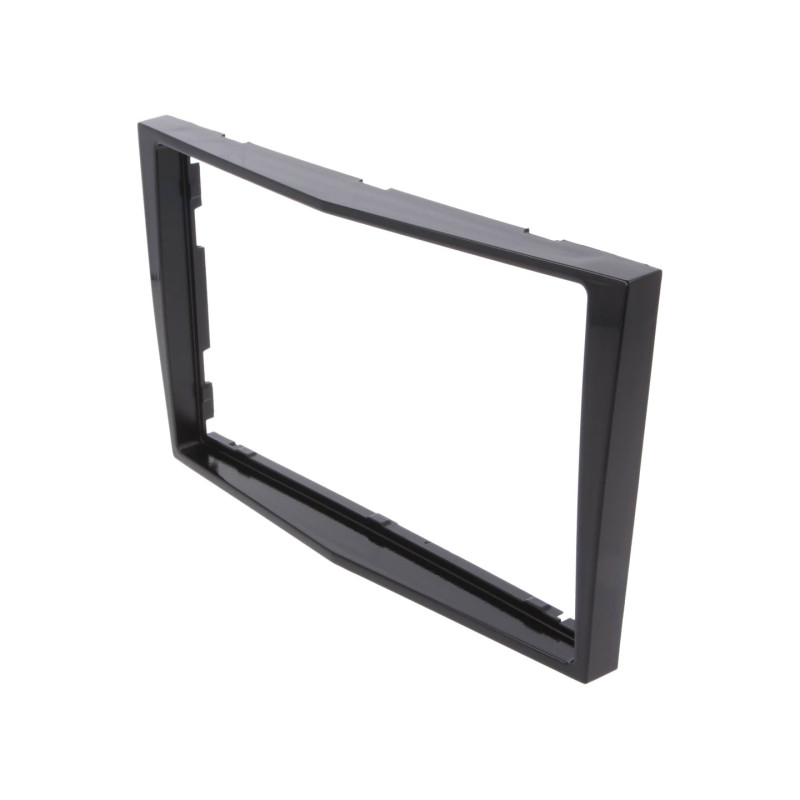 Opel 2 DIN autórádió beszerelõ keret, Zongoralakk fekete (RAM-40.152.14)