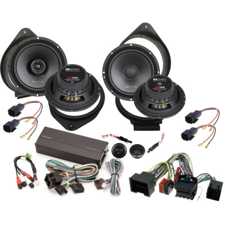 Opel, Chevrolet 1 MB Quart QS, Pioneer Powered 400W hangszóró szett