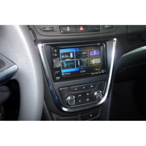 Opel Mokka 2 DIN autórádió beszerelõ keret, Fekete (RAM-40.970)