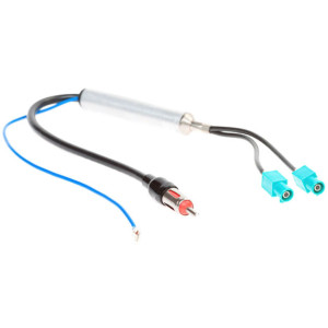 Antenna adapter, fantomtáp 2X Fakra - DIN (ZRS-SA2F-DIN)