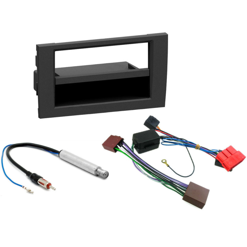 Audi A4, B6 1 DIN fejegység prémium beépítõ szett