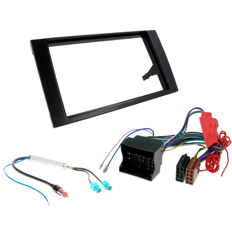 Audi A4, B7 2 DIN fejegység prémium beépítõ szett