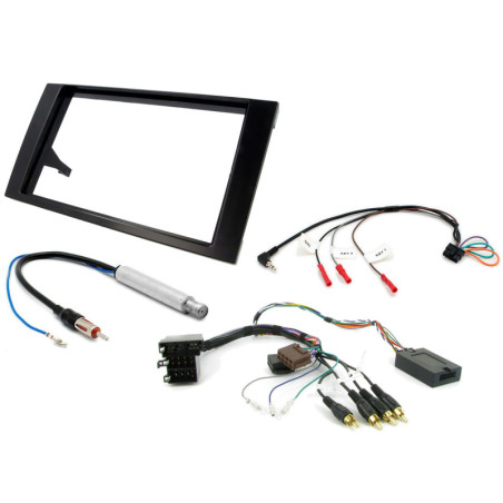 Audi A4, B6 2 DIN fejegység extra beépítõ szett