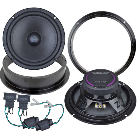 Volkswagen T5/T6, Audi Ground Zero 20cm hangszóró szett, elsõ