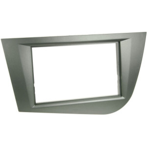 Seat Leon 2 DIN autórádió beszerelõ keret, Szürke (281328-05)