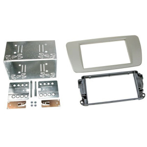 Seat Ibiza 2 DIN autórádió beszerelõ keret, Szürke (381328-06-6)