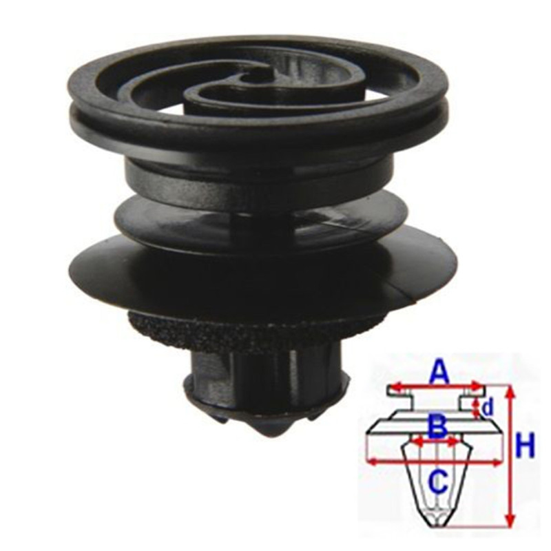 Volkswagen, Seat, Skoda kárpit rögzítõ patent
