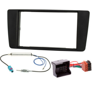 Skoda Octavia II 2 DIN fejegység alap beépítõ szett